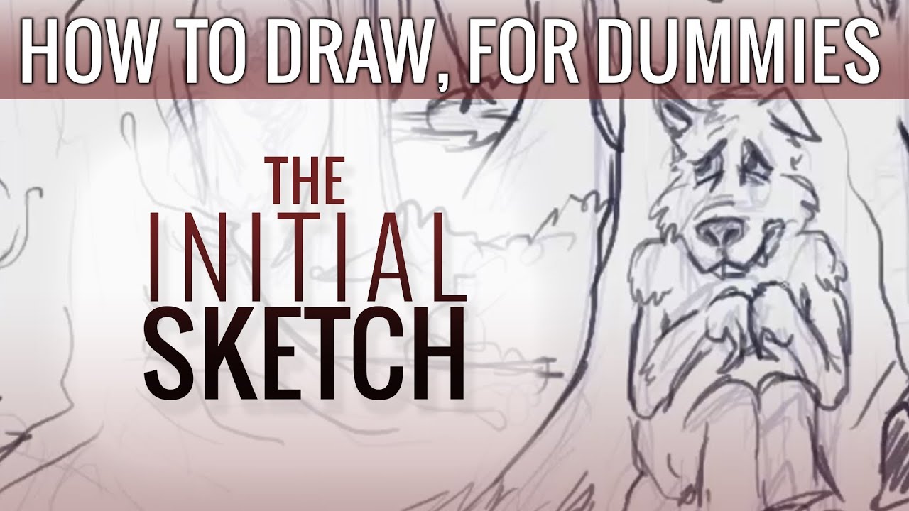 3 The Initial Sketch How To Draw For Dummies - 