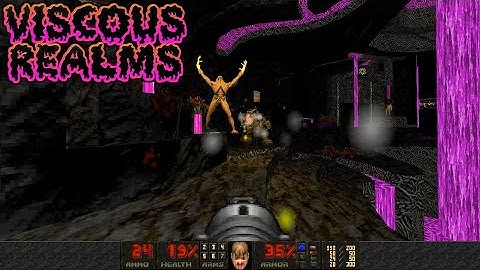 Doom 2: Viscous Realms by Horus - a way too hard beautiful map - UV 1st attempt