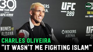 Charles Oliveira on Islam Makhachev loss: “I didn&#39;t watch it, it wasn’t me, I wasn’t there”