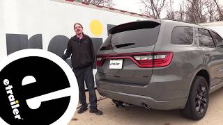 Install: etrailer Trailer Hitch Receiver on a 2021 Dodge Durango