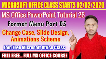 MS powerpoint tutorial 26 || format menu part 5 || in hindi || by dev bind || technical dev
