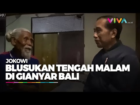 Blusukan Malam, Jokowi Bikin Warga Gianyar Gemetar Sampai Nangis