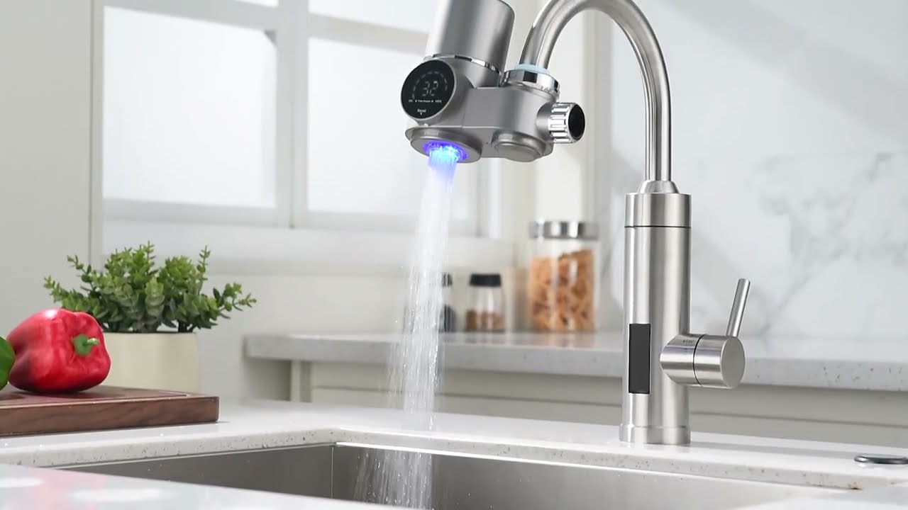 Sauberes Wasser leicht gemacht: Homelody Wasserfilter mit Blaulicht-Sterilisation