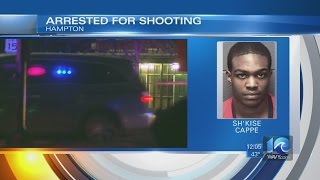 Man arrested in connection with shooting a Hampton high school
