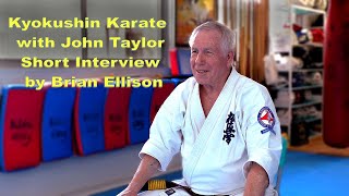 'Kyokushin' Karate. John Taylor, "Hanshi" (short version) (Kyokushin Karate Part 1)