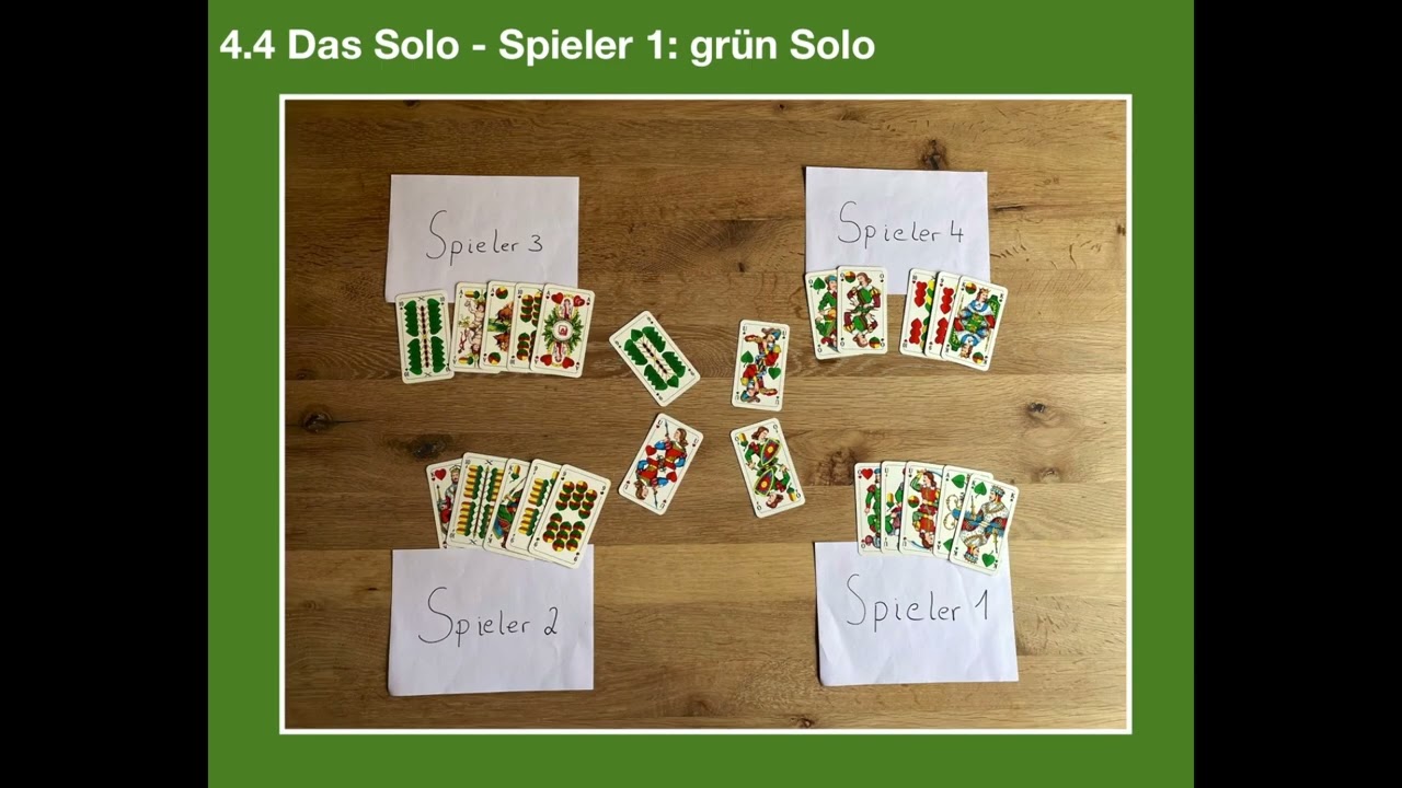 4.4  Einführung Schafkopf - Das Solo