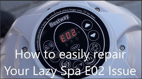 Lazy Spa E02 Error - Easy replacement of the impeller shaft.