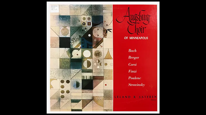 "How Lovely Are Thy Tabernacles" - Augsburg Choir,...
