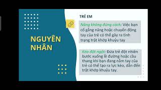Trật khớp khuỷu - Nhóm 01 -  YC43