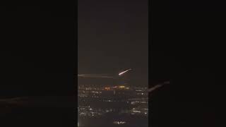 Meteorite burns up as entering atmosphere above dubai 2023 #meteor #comet #spacerock screenshot 2