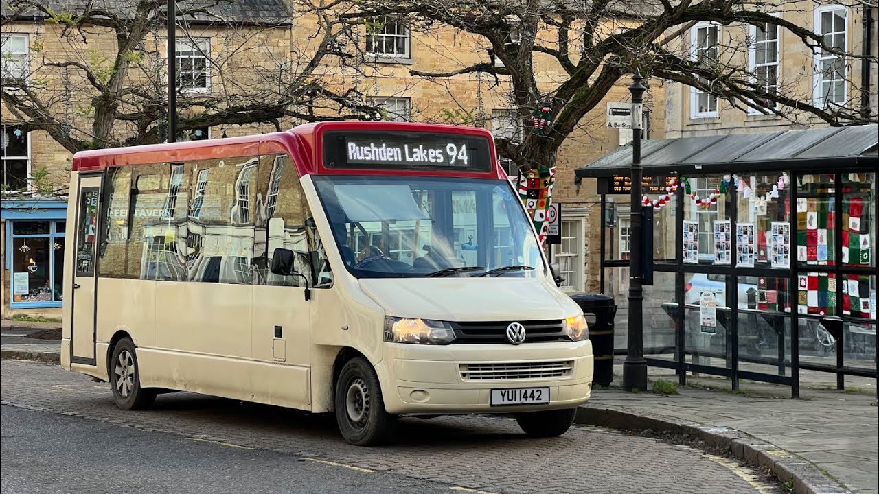 Route Visual : CMB CommMiniBus Route 90 Wellingborough-Rushden “ Next Stop Announcements  ” 