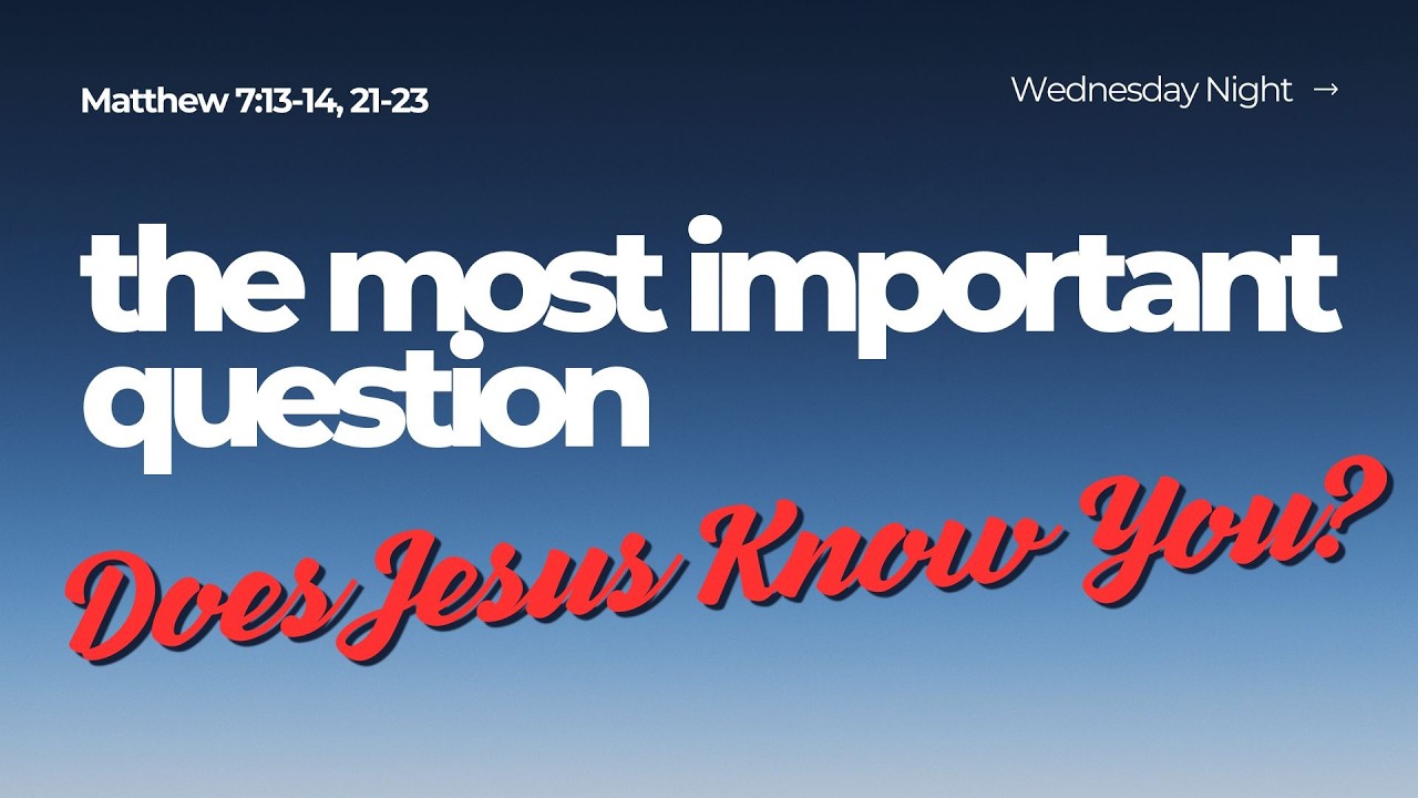 The Most Important Question... 10Jun26