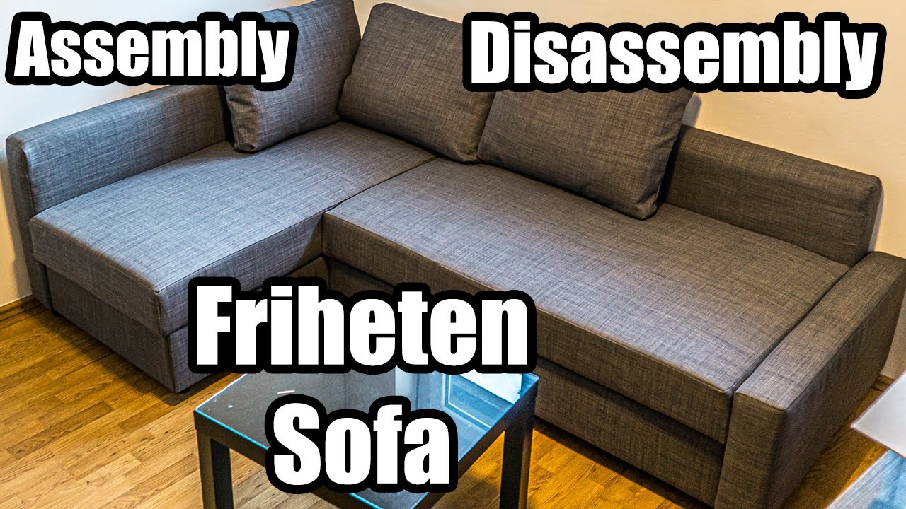 Ikea FRIHETEN Sofa Bed Assembly 2023 Disassembly From Start To Finish -  thptnganamst.edu.vn