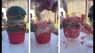 Famous SCIENCE EXPERIMENT - WATERMELON POP Wealth