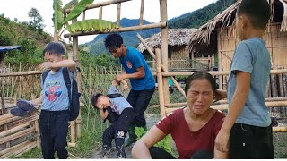 Wandering life,of single mother and children,there is nowhere to go.