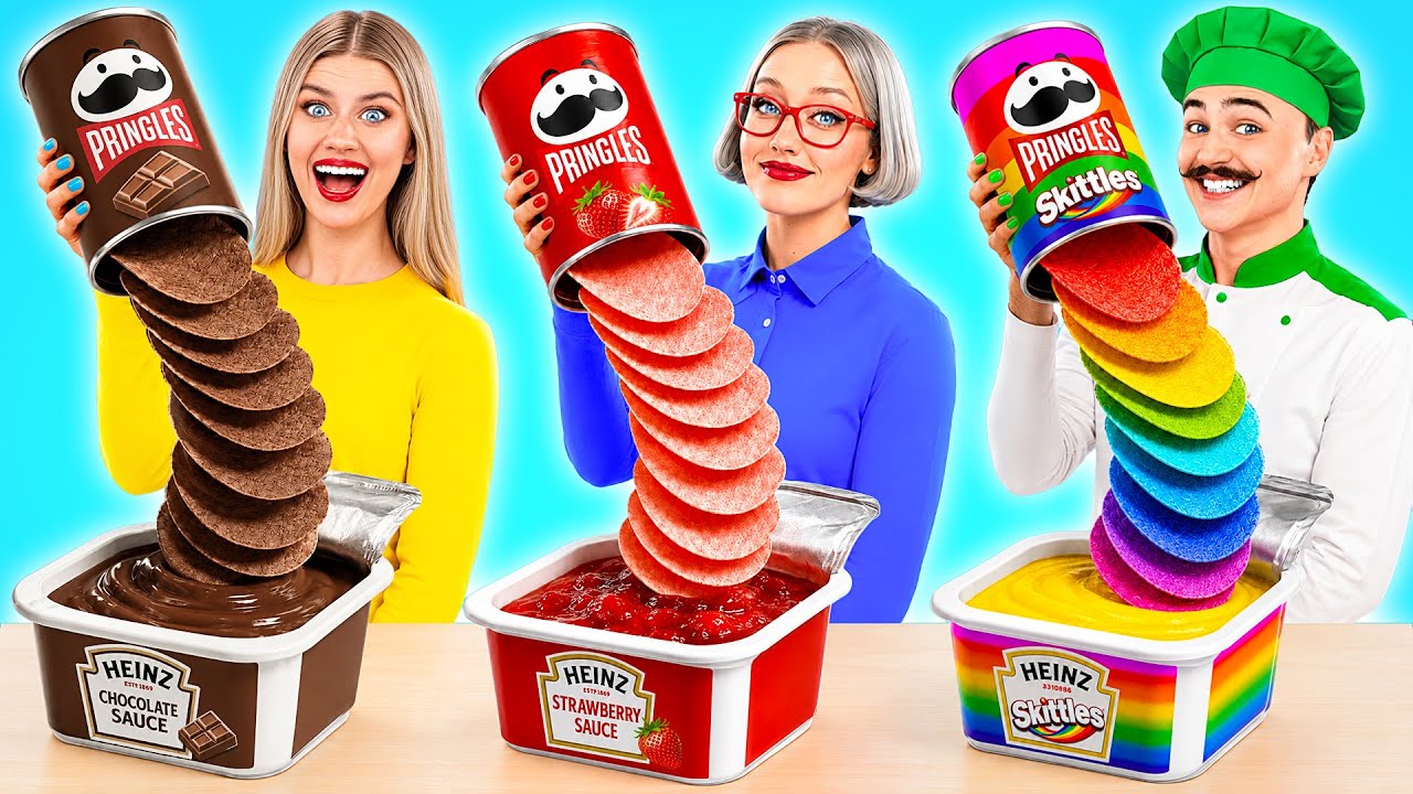 うるうるGANOSCHレースTシャCRESCENTヒロコビスなどお好きな方 Me vs Grandma Cooking Challenge | Amazing Creative Tricks by Multi