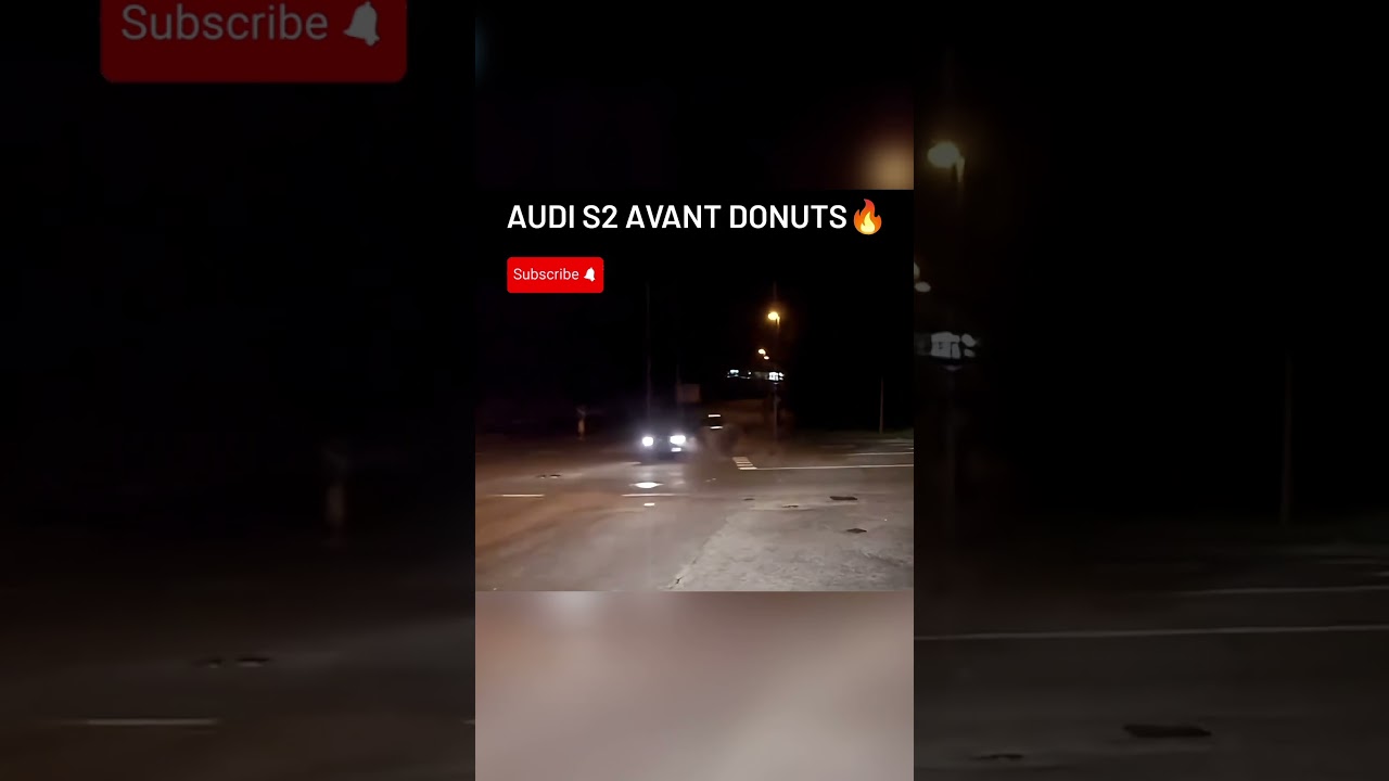 Audi S2 Avant Turbo Donuts