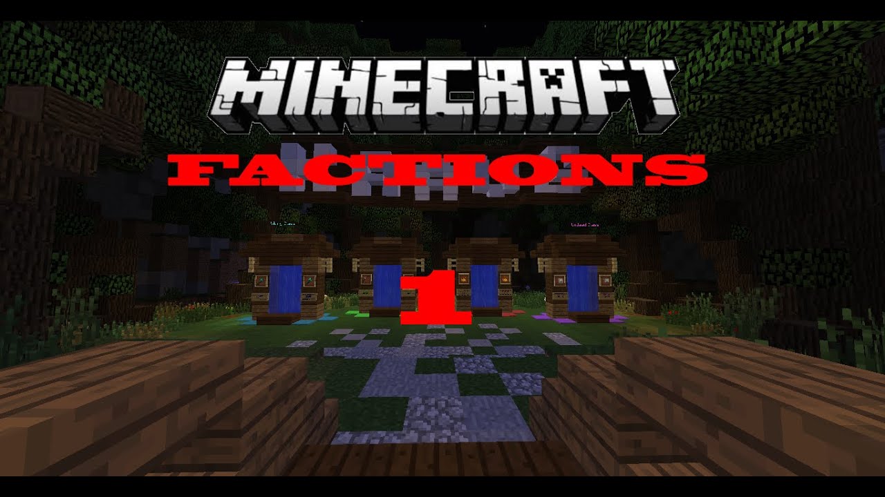 Minecraft Factions Ep.1-Building Our Base - YouTube