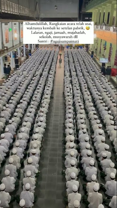 Santri PP. Al Falah Ploso Kediri, dibawah Asuhan Gus Kautsar dan Ning Jazil, MasyaAllah‼️ #shorts