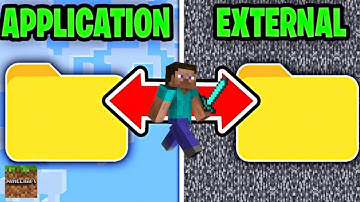 How To Transfer Your Minecraft Worlds Application To External Storage 🔥😊