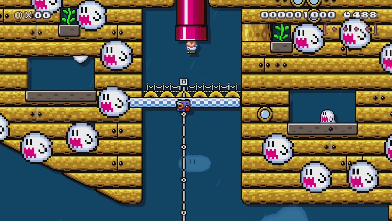 Boarding the Haunted Ghost Ship by NatkatX - Super Mario Maker 2 - No ...