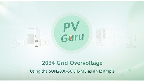 (English) PV Guru-Inverter 2034 Alarm, Grid Overvoltage