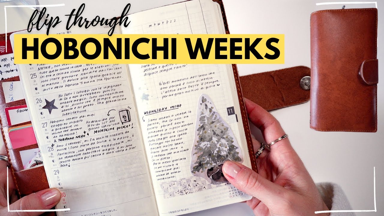 Hobonichi Weeks Mega 2025 Completo | Dalla Prima all'Ultima Pagina