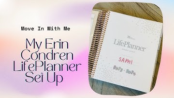 2023-2024 Erin Condren LifePlanner Set Up