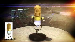 Gold Studio Mic - 3D Modeling
