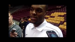 Video: Gophers' Andre Hollins talks about new coach Richard Pitino