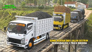 Playing Bussid But On ES Truck😯Hauling Heavy Loads On Extreme Roads🔥Bus Simulator Indonesia screenshot 4