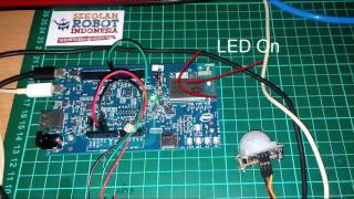Intel Edison test Sensor Motion