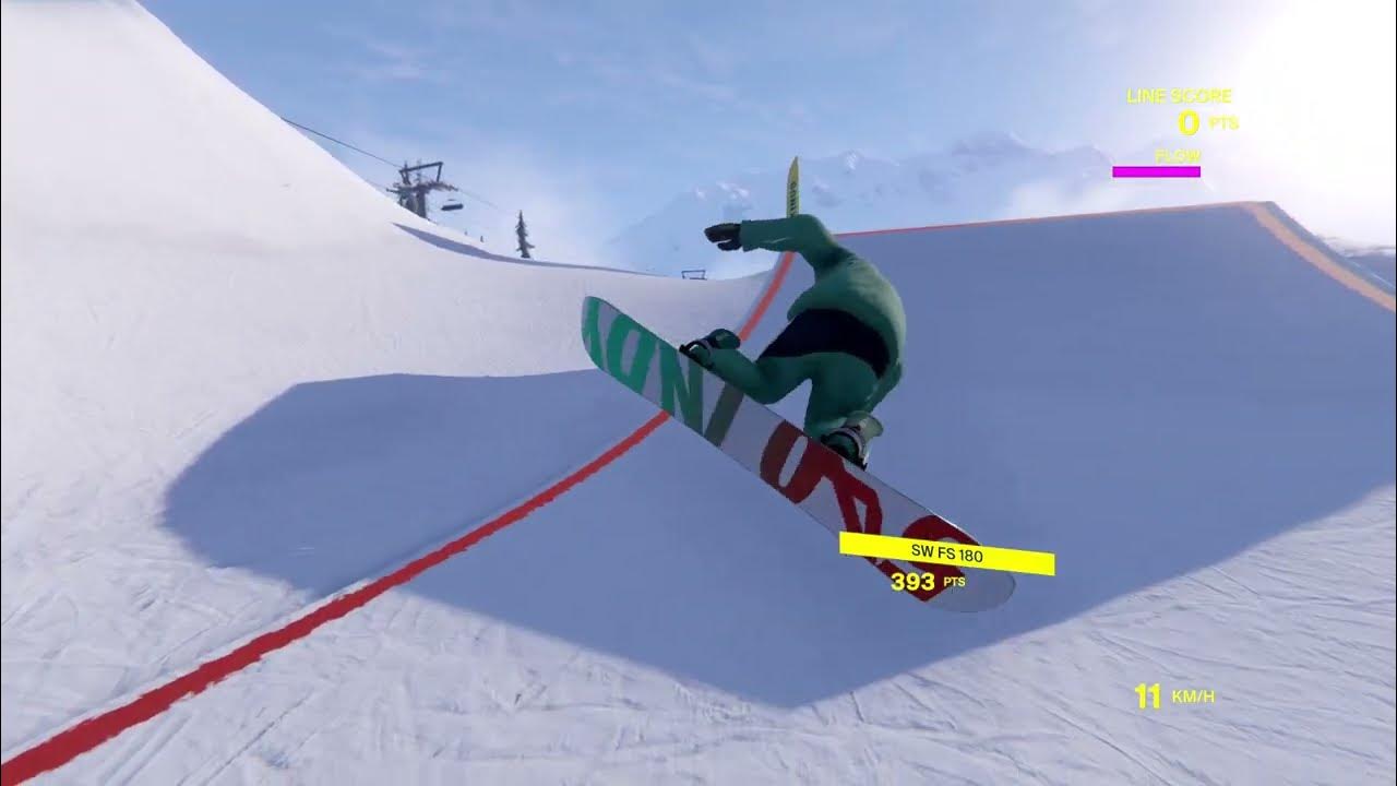Smooth camera of skiing Shredders 2022 gameplay YouTube