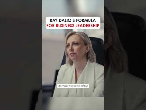 Ray Dalio's Formula for Business Leadership