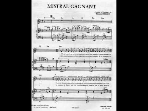 Mistral Gagnant De Renaud Chantee Par Jean Claude Doussart Youtube