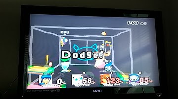 SSB Brawl Marth (CPU) VS. Jigglypuff (CPU) VS. Donkey Kong (CPU) VS. Meta Knight (CPU)