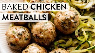 Baked Chicken Meatballs | Sally&#39;s Baking Recipes