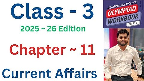 IGKO General Knowledge Olympiad | Class - 3 | C- 11 | Current Affairs | 2025- 26 EDITION