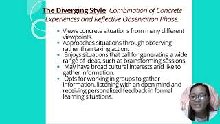 Four Kolb Learning Styles