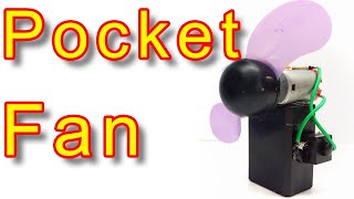 How to make Pocket Fan Easy with DC Motor