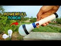 DIY a Powerfull Torch From Old led bulb 💡 || How to make Torch