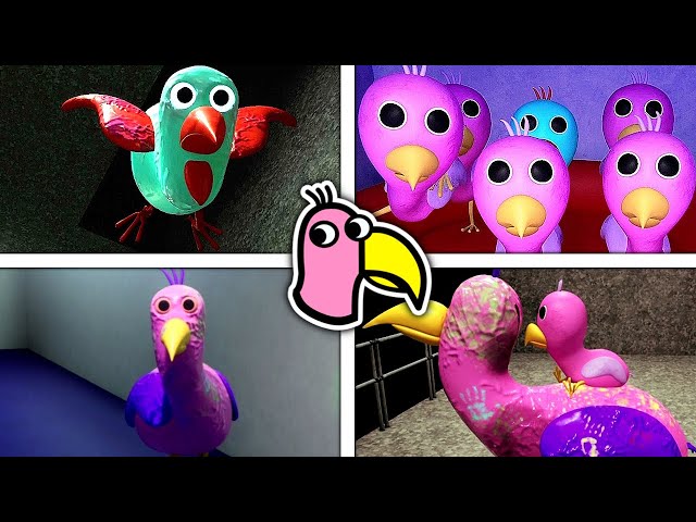 TARTA BIRD vs OPILA BIRD Jumpscares in Garten of Banban 3