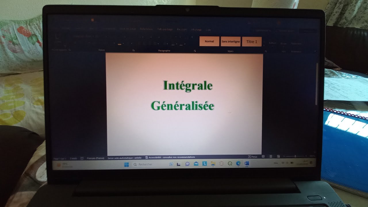 Exercie d integrale generalisee youtube