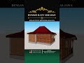 siap jadi vila anda! | 3D desain rumah kayu limasan jawa #rumahkayucakep #rumahkayu #fyp