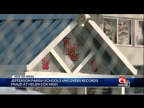 Jefferson Parish school district self-reported records fraud at Helen Cox High School