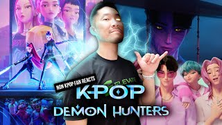 NON KPOP FAN Reacts to KPOP DEMON HUNTERS | First Time Reaction