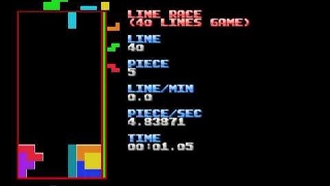 Tetris Showcase - Perfect Clear in 2.01 Seconds (by Polaris)
