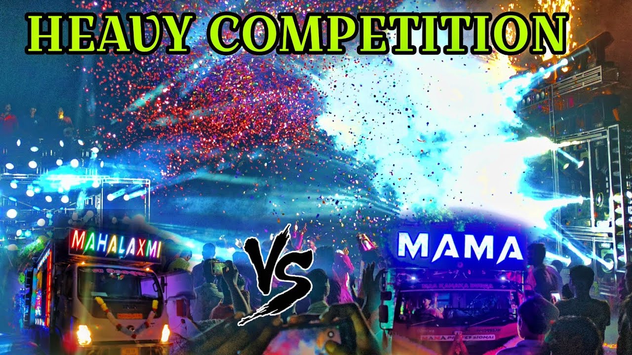 DJ MAMA VS DJ MAHALAXMI  HEAVY COMPETITION 😱BY -VLK 