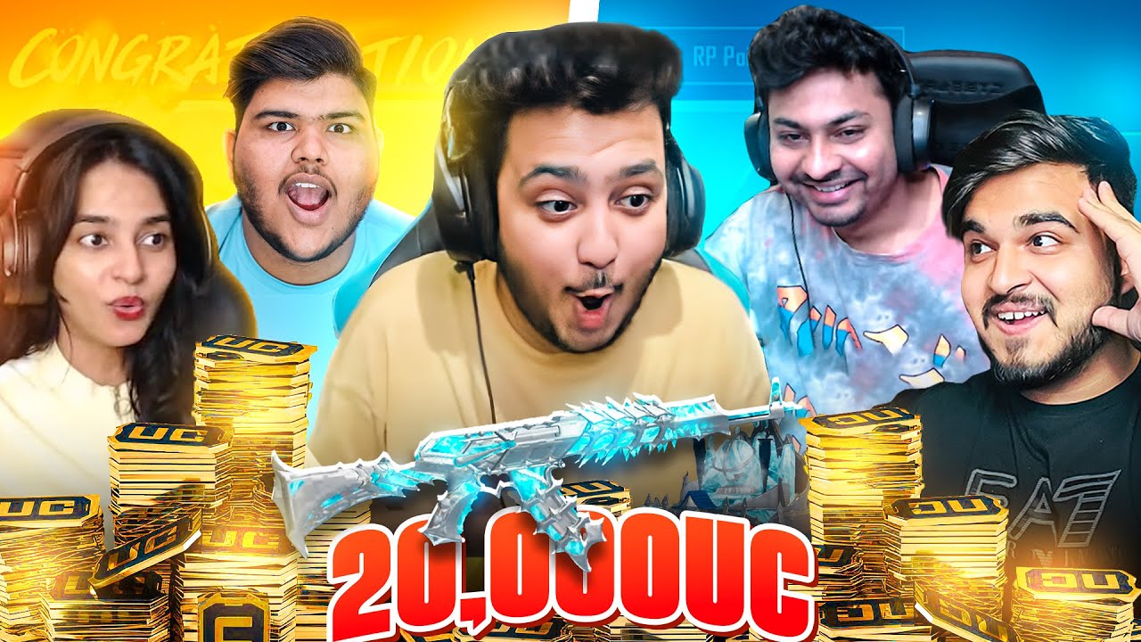 HYDRA CLAN UNITED FOR MY ₹20,000UC, UNLUCKIEST AKM CRATE OPENING 😨 KAT GYA ALERT!