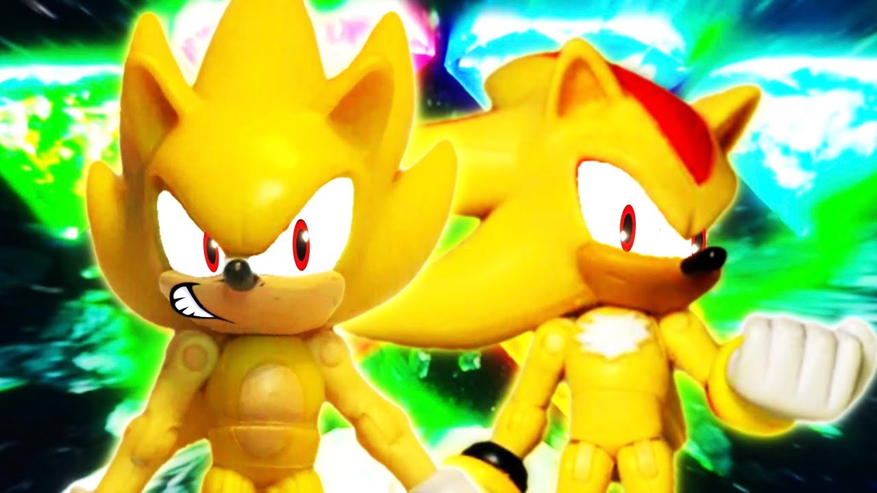 Распаковка/обзор игр Jazwares Super Sonic и Super Shadow